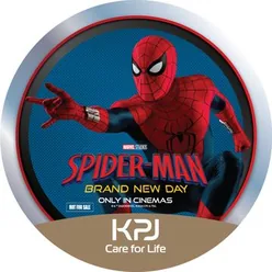 Spider-Man commemorative button badge
