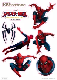 Spider-Man: Brand New Day A4 collectible sticker sheet